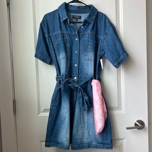 NWT JUICY COUTURE denim romper